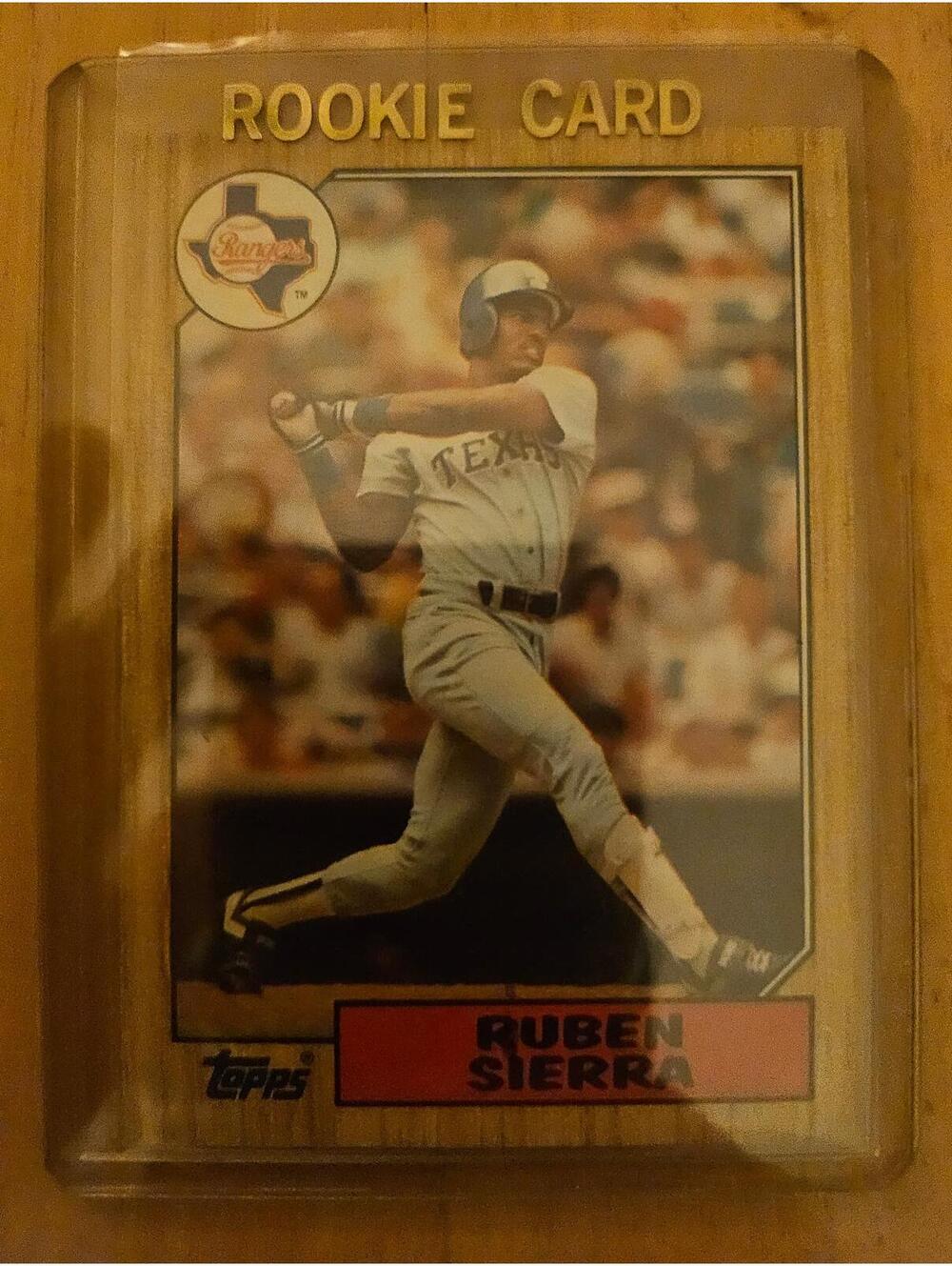 1987 Topps Ruben Sierra RC #261 Texas Rangers Rookie
